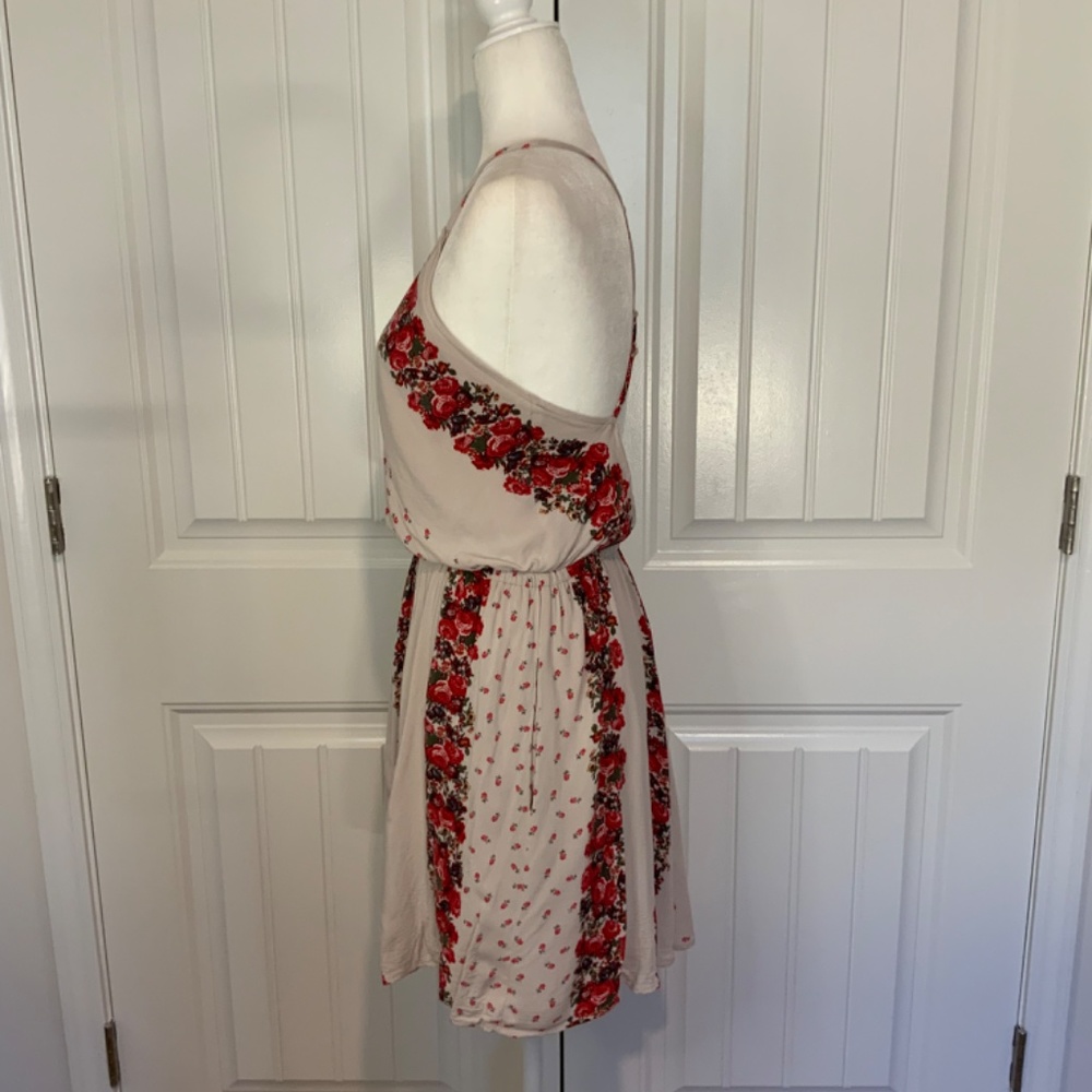 Free People Backless Floral Mini-Dress - Picture 8 of 9